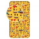 Dětské prostěradlo Emoji 90x200 cm
