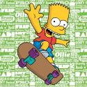 Dětský polštářek Simpsons Bart 2016