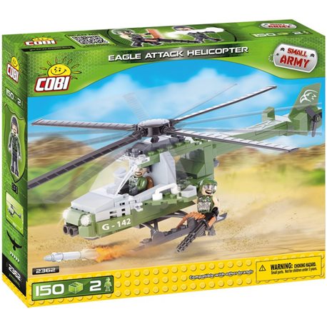COBI Small Army stavebnice Eagle útočná helikoptéra