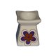 Keramická aromalampa Květina (bílá)