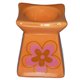 Keramická aromalampa Květina (oranžová)