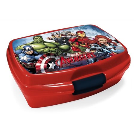 Dětský box na svačinu Avengers (červený)