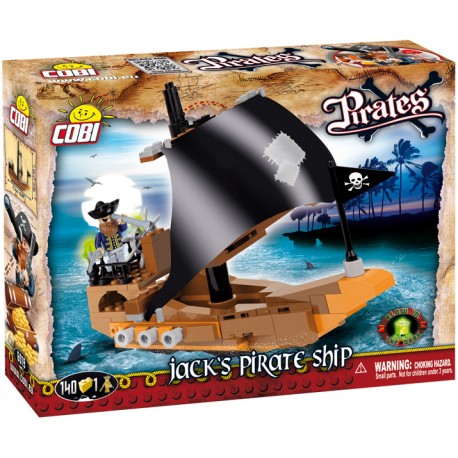 COBI Stavebnice Pirates Jackova pirátská loď