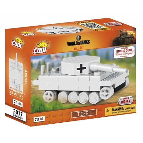 COBI Small Army stavebnice WoT Nano Tank Tiger 1