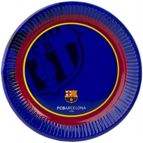 NORSTAR Párty papírové talíře FC BARCELONA 23 cm 6 ks