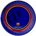 Dětské party talíře FC Barcelona 23 cm (6 ks)
