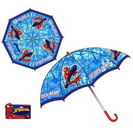Dětský deštník Spiderman (světle modrý)
