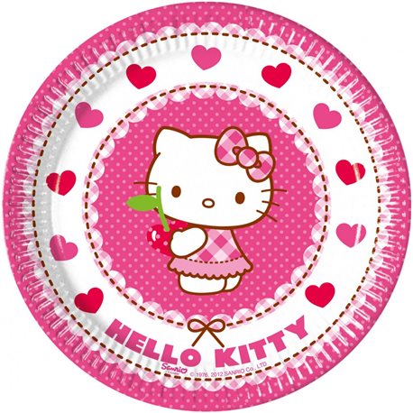 Dětské party talíře Hello Kitty