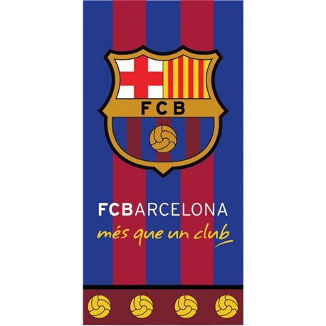 CTL Osuška FC BARCELONA pruhy 70x140 cm