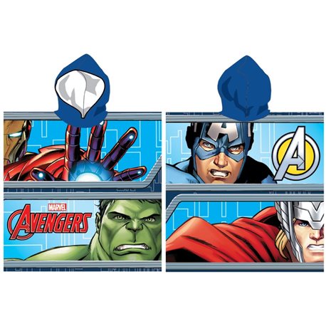 Pončo Avengers 55x110 cm