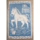 Dětský ručník Kůň (světle modrý)