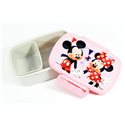 Dětský box na svačinu Mickey Mouse a Minnie (bílý)