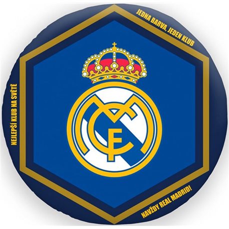 HALANTEX Polštářek Real Madrid 3D 35x35 cm