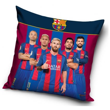 CARBOTEX Polštářek FC Barcelona Team 40x40 cm