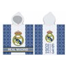 Bavlněné pončo s kapucí s motivem fotbalového klubu Real Madrid. Základní vlastnosti:rozměry (v rozloženém stavu): 60x120 cm. 100% bavlna. licenční výrobek. praní na 30°C. 