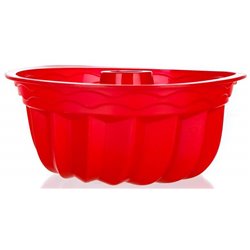 Forma na bábovku Culinaria Red 24 cm (silikon)