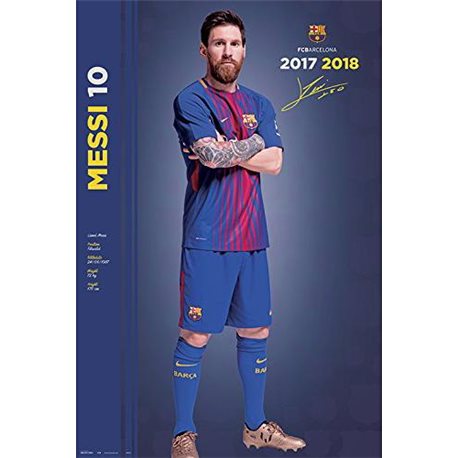Pyramid International plakát FC Barcelona Messi 61x91 cm