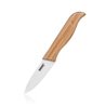 Keramický nůž Acura Bamboo 18 cm s hladkým ostřím vhodný pro krájení zeleniny a ovoce. Základní vlastnosti:délka: 18 cm (celý nůž), 7,5 cm (čepel). materiál: bambus (držadlo) a keramika (čepel). nízká hmotnost. není možné mít v myčce. pro domácí použití. 