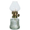 Malá petrolejová lampa pro decentní osvětlení malých místností. Základní vlastnosti:český výrobek. plně funkční svítidlo. výška cca 15 cm. lze využít pro osvícení vzpomínkových míst na zesnulé. kulatý knot o šíři 3,2 mm. 