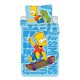JERRY FABRICS Povlečení Simpsons Bart Blue 02 140x200, 70x90 cm