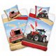 TIPTRADE Bavlněné povlečení KOMBAJN A TRAKTOR 140x200, 70x90 cm