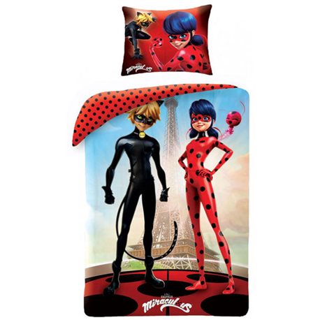 HALANTEX Povlečení MIRACULOUS LADYBUG-KOUZELNÁ BERUŠKA 140x200, 70x90 cm