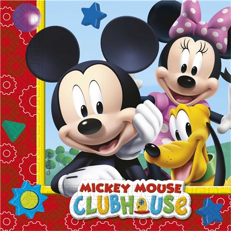 PROCOS Party ubrousky MICKEY MOUSE 33x33 cm 20 ks