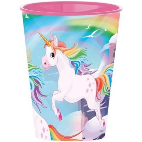 STOR PLASTOVÝ KELÍMEK UNICORN-JEDNOROŽEC 260 ML