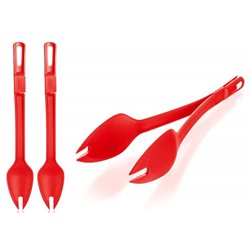 BANQUET Plastový salátový set CULINARIA RED 32 cm