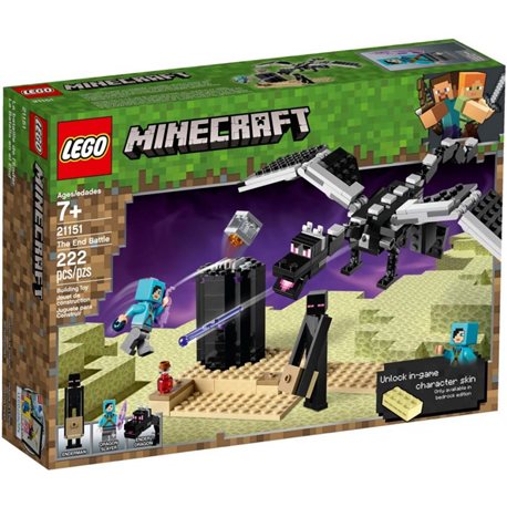 LEGO Minecraft 21151 Stavebnice SOUBOJ VE SVĚTE END