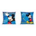 Dětský povlak na polštářek Mickey Mouse modrý