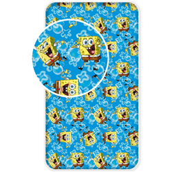 JERRY FABRICS BAVLNĚNÉ PROSTĚRADLO SPONGEBOB 90x200 CM