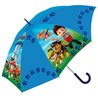 Deštník Paw Patrol je výbornou ochranou před deštěm. Deštník má mechanické otevírání bezpečné pro děti.  Základní vlastnosti:světle modrá barva. modrá rukojeť. mechanické otevírání. průměr: 69 cm (v rozloženém stavu). délka: 57 cm. licenční výrobek. nadrozměrné zboží (omezené druhy dopravy). 