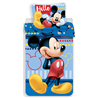 Dětské bavlněné povlečení s velmi oblíbeným Mickey Mousem na světle modrém pozadí. Základní vlastnosti:rozměry (šxd): 140x200, 70x90 cm. 100% bavlna. licenční povlečení. zapínání na zip. 