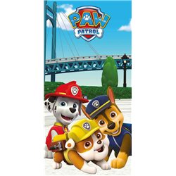 JERRY FABRICS Bavlněná osuška PAW PATROL-TLAPKOVÁ PATROLA 060 70x140 cm