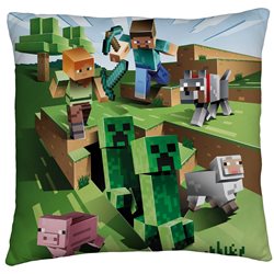 HALANTEX Polštářek MINECRAFT FARMA 40x40 cm