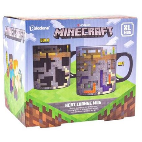 PALADONE Měnící se hrnek MINECRAFT XL 500 ml