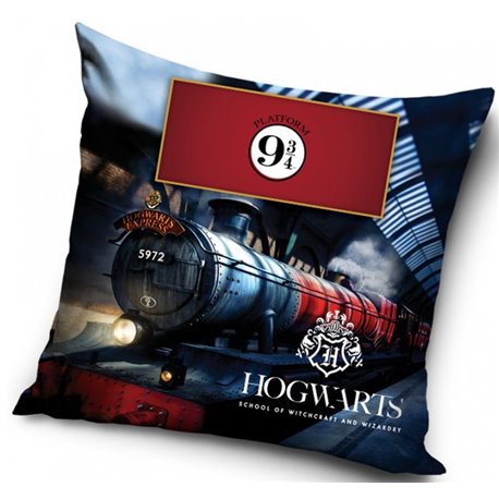 CARBOTEX Povlak na polštářek HARRY POTTER EXPRESS DO BRADAVIC 40x40 cm