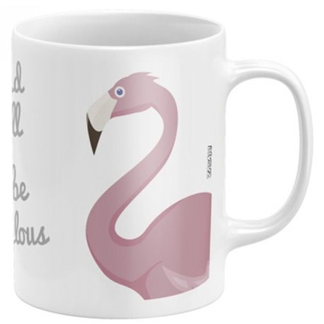 ARDITEX Porcelánový hrnek FLAMINGO-PLAMEŇÁK 325 ml 2. jakost