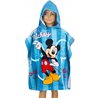 Velmi kvalitní bavlněné pončo s kapucí s oblíbeným Mickey Mousem. Základní vlastnosti:rozměry (v rozloženém stavu): 60x120 cm. 100% bavlna, froté. licenční výrobek. praní na 40°C. 