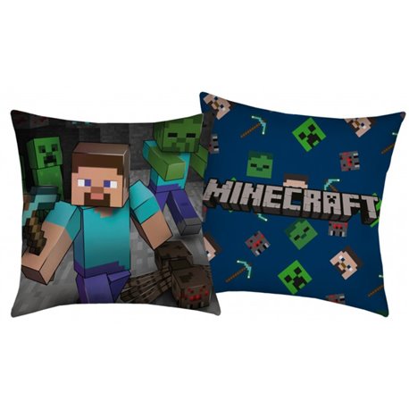 HALANTEX Polštářek MINECRAFT STEVE 40x40 cm