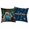 Velmi oblíbený polštářek s motivy z oblíbené hry Minecraft. Základní vlastnosti:rozměry (šxd): 40x40 cm. z každé strany je jiný vzor. licenční polštářek. potah není snímatelný. výplň z dutého vlákna. 