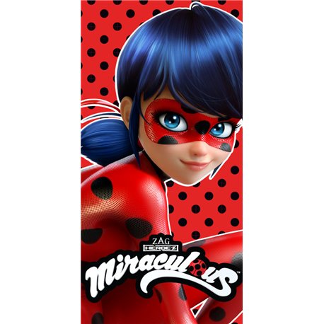 JERRY FABRICS Bavlněná osuška MIRACULOUS LADYBUG 043 70x140 cm