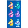 Bavlněná osuška pro fanoušky počítačové hry Fortnite. Základní vlastnosti:rozměry (šxd): 70x140 cm. licenční výrobek. 100% bavlna. praní na 40°C. 