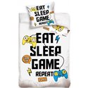 Dětské povlečení Eat, Sleep, Game, Repeat